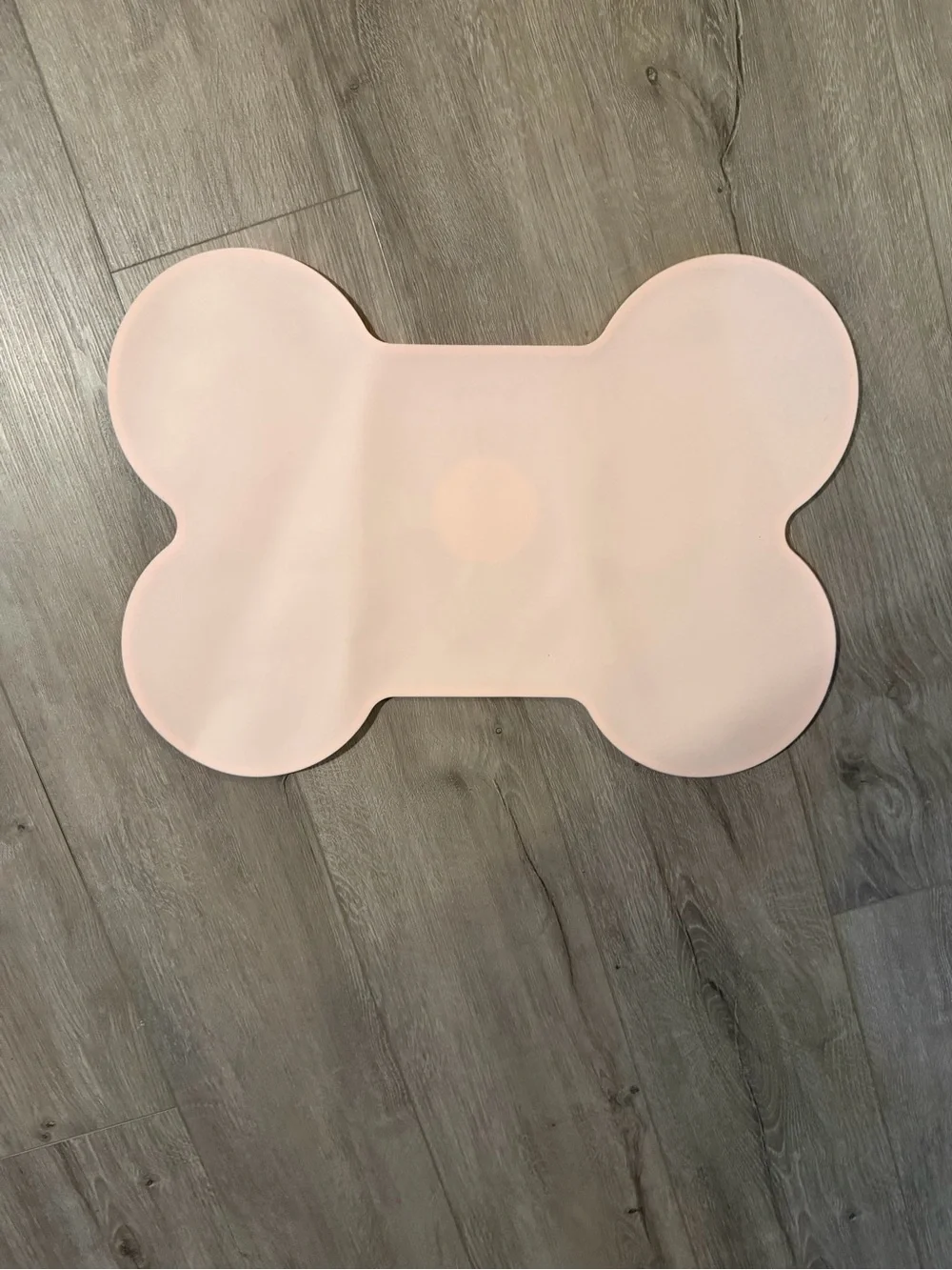NWT Friendli Silicone Bone Placemat Dog Food Bowl Mat - Pink - One Size